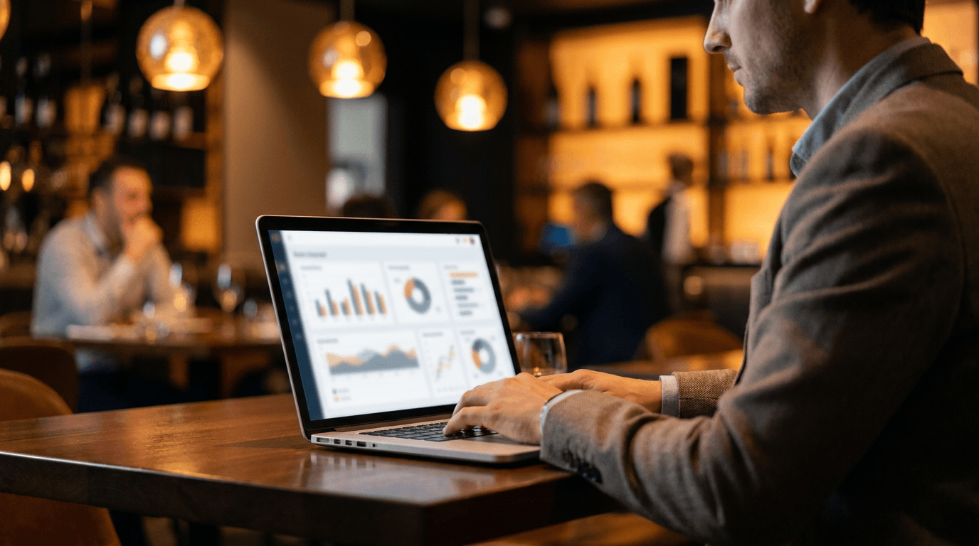 Robexa team setting up restaurant data in the management system