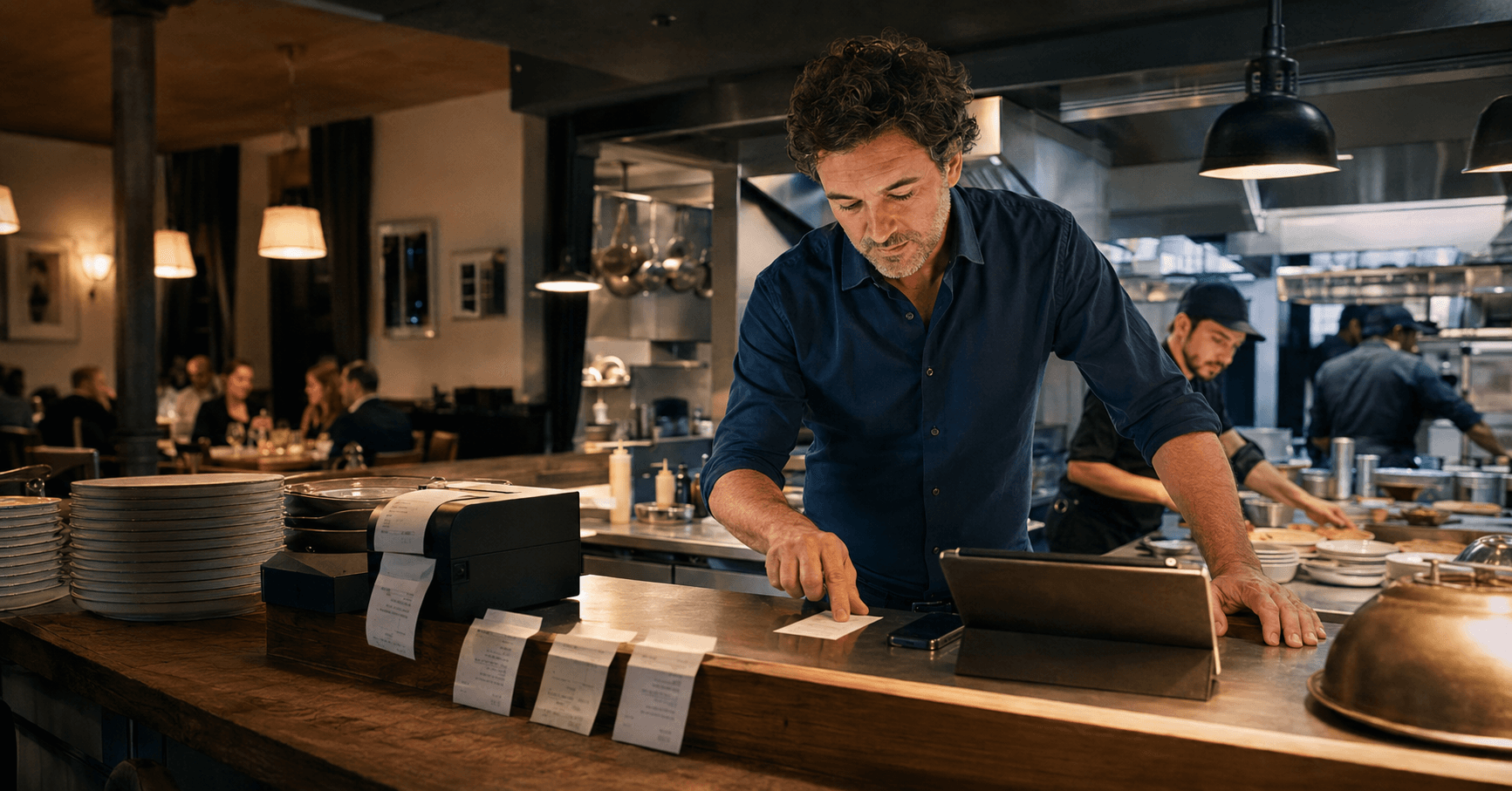 Robexa restaurant management software connecting ordering, service and kitchen operations